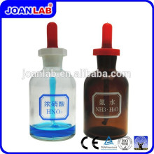 JOAN Lab 30ML Botella de vidrio con gotas de caucho de látex Consumibles de laboratorio